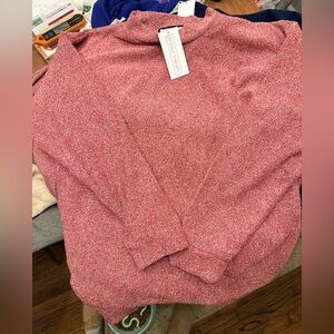 Woolly threads mini turtleneck sweatshirt